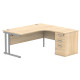 Core Corner Desk With Desk High Pedestal